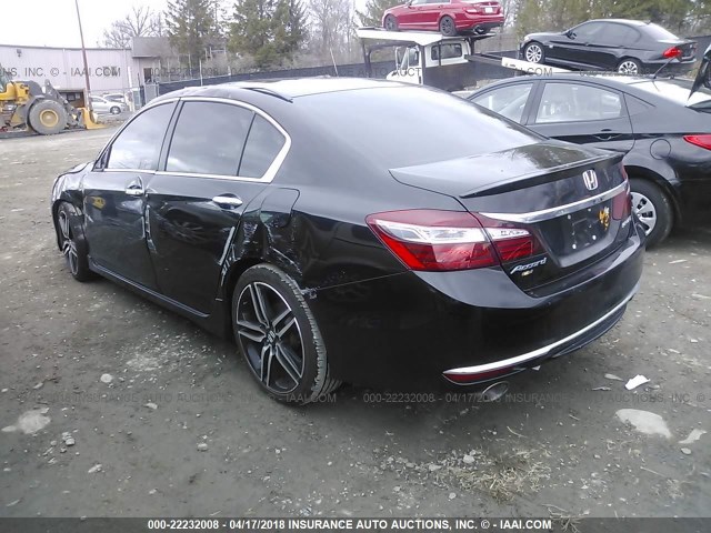 1HGCR2F54GA102490 - 2016 HONDA ACCORD SPORT 黑色 照片 3