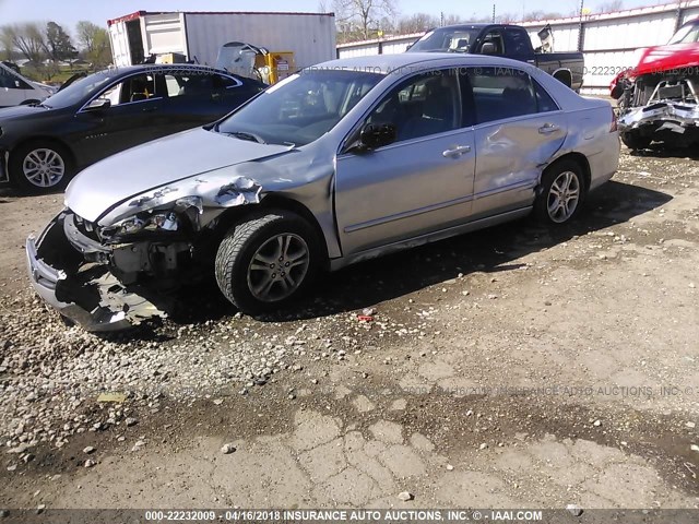 JHMCM56397C008301 - 2007 HONDA ACCORD SE SILVER photo 2