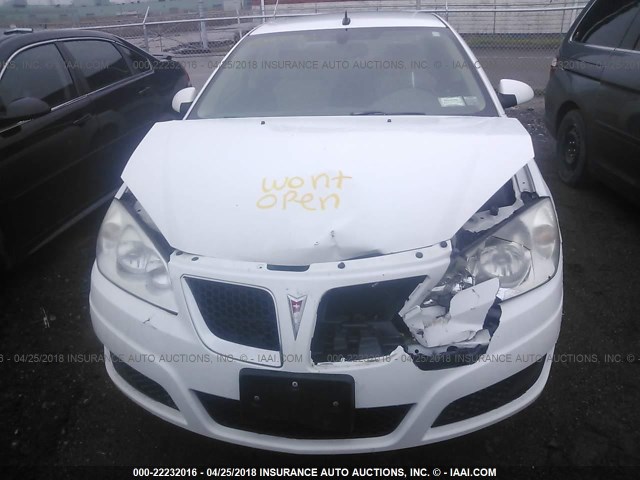 1G2ZA5E05A4146919 - 2010 PONTIAC G6 WHITE photo 10