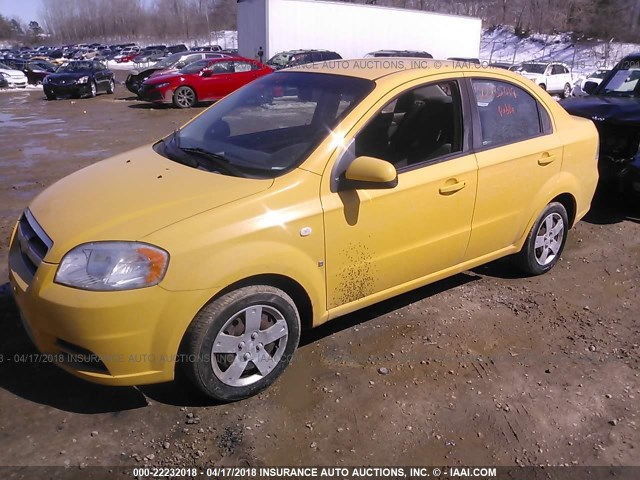 KL1TD56638B053860 - 2008 CHEVROLET AVEO LS 黄色 照片 2