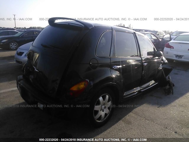 3C8FY68B85T542273 - 2005 CHRYSLER PT CRUISER LIMITED BLACK photo 4