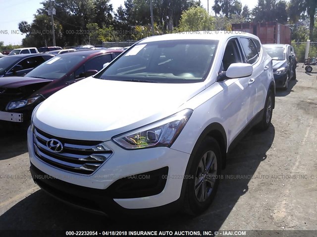 5XYZT3LB5FG246784 - 2015 HYUNDAI SANTA FE SPORT  WHITE photo 2