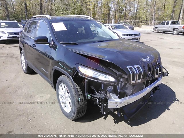 1C4PJMLB8JD558074 - 2018 JEEP CHEROKEE LATITUDE PLUS BLACK photo 1