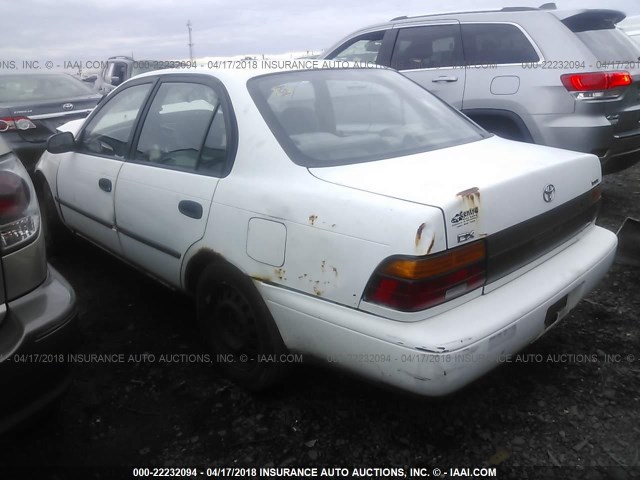 2T1AE09B2SC118151 - 1995 TOYOTA COROLLA LE/DX WHITE photo 3