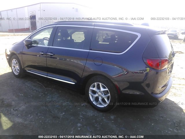 2C4RC1BG3HR512514 - 2017 CHRYSLER PACIFICA TOURING L 蓝色 照片 3