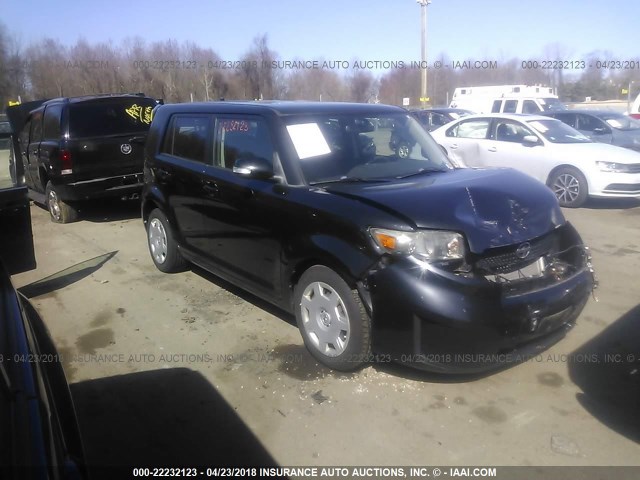 JTLKE50E081044979 - 2008 TOYOTA SCION XB შავი ფოტო 1