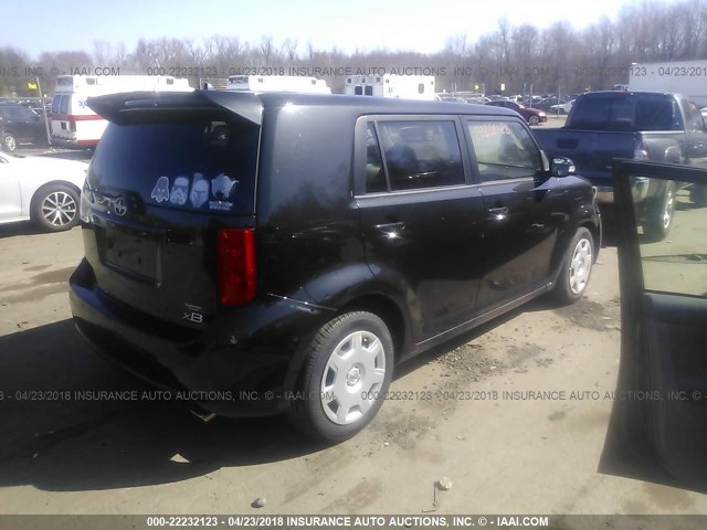 JTLKE50E081044979 - 2008 TOYOTA SCION XB შავი ფოტო 4