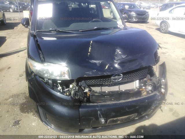 JTLKE50E081044979 - 2008 TOYOTA SCION XB შავი ფოტო 6