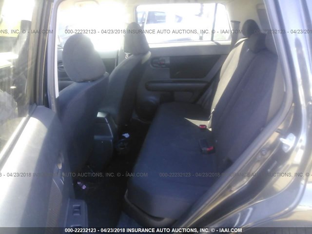 JTLKE50E081044979 - 2008 TOYOTA SCION XB შავი ფოტო 8