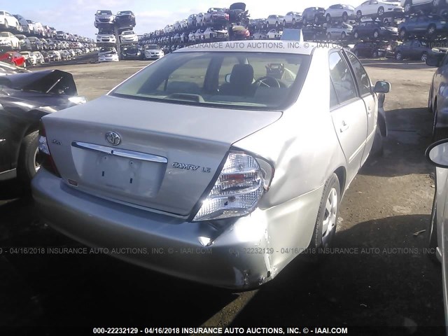 4T1BE32K74U333512 - 2004 TOYOTA CAMRY LE/XLE/SE SILVER photo 4