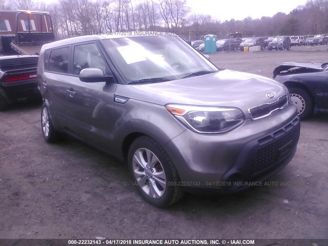 KNDJP3A59F7124280 - 2015 KIA SOUL + GRAY photo 1