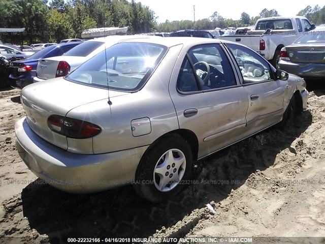 1G1JC524327163799 - 2002 CHEVROLET CAVALIER CNG BEIGE photo 4