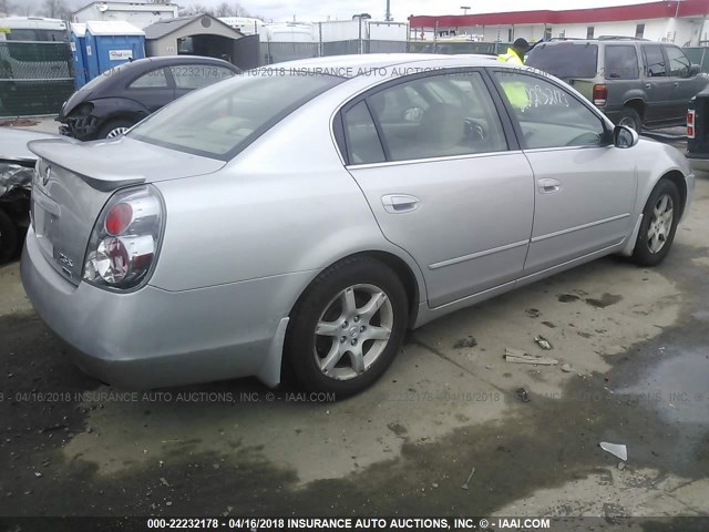 1N4AL11D06N343850 - 2006 NISSAN ALTIMA S/SL SILVER photo 4