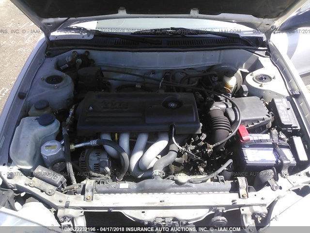 1Y1SK52882Z421199 - 2002 CHEVROLET GEO PRIZM LSI 银色 照片 10