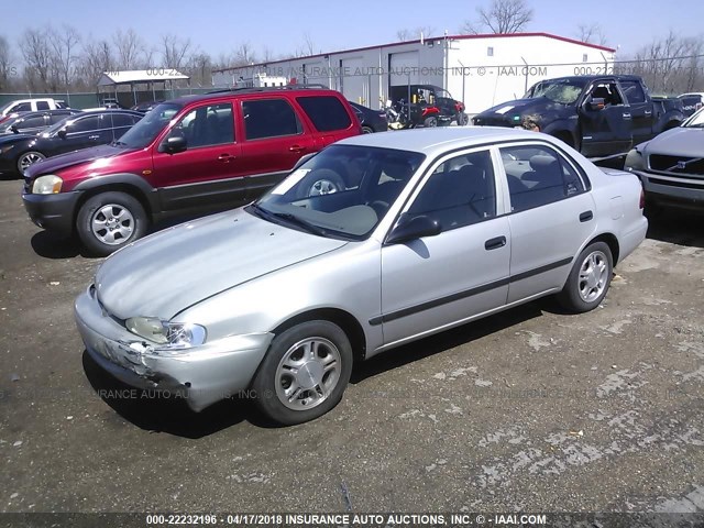 1Y1SK52882Z421199 - 2002 CHEVROLET GEO PRIZM LSI 银色 照片 2