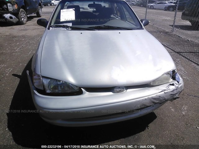 1Y1SK52882Z421199 - 2002 CHEVROLET GEO PRIZM LSI 银色 照片 6