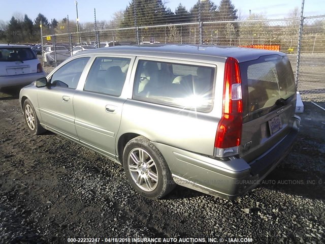 YV1SW612172624778 - 2007 VOLVO V70 GRAY photo 3