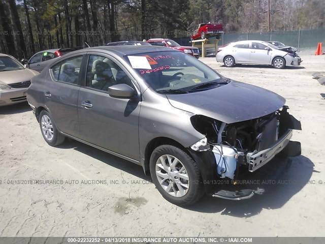 3N1CN7AP1FL944682 - 2015 NISSAN VERSA S/S PLUS/SV/SL GRAY photo 1