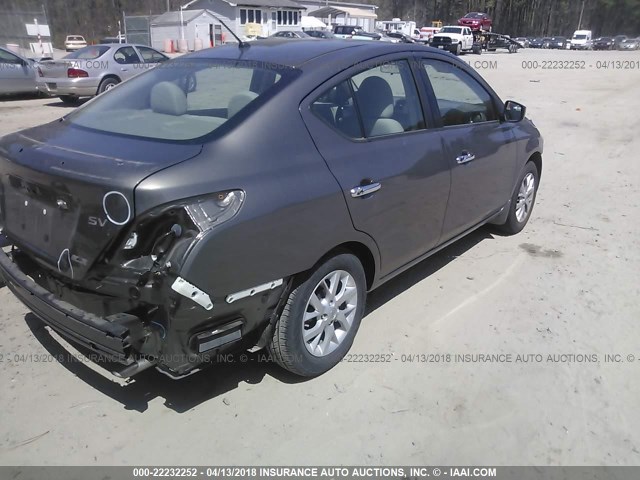 3N1CN7AP1FL944682 - 2015 NISSAN VERSA S/S PLUS/SV/SL GRAY photo 4