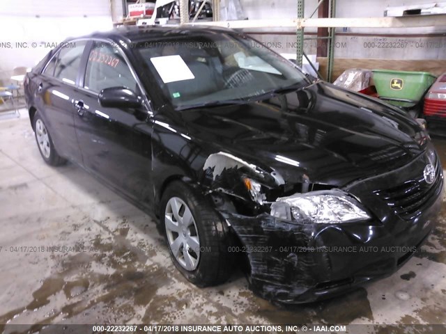 4T1BE46K67U547900 - 2007 TOYOTA CAMRY NEW GENERAT CE/LE/XLE/SE BLACK photo 1