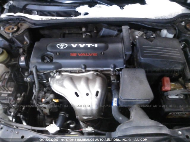 4T1BE46K67U547900 - 2007 TOYOTA CAMRY NEW GENERAT CE/LE/XLE/SE BLACK photo 10