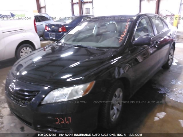 4T1BE46K67U547900 - 2007 TOYOTA CAMRY NEW GENERAT CE/LE/XLE/SE BLACK photo 2