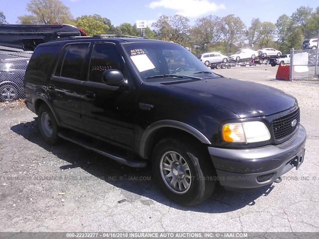 1FMFU16L31LB53411 - 2001 FORD EXPEDITION XLT შავი ფოტო 1