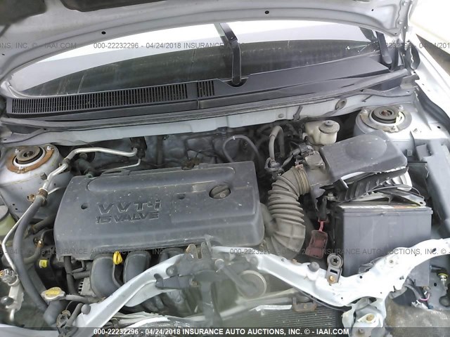 2T1KR32E97C627806 - 2007 TOYOTA COROLLA MATRIX XR SILVER photo 10