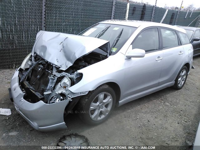 2T1KR32E97C627806 - 2007 TOYOTA COROLLA MATRIX XR SILVER photo 2