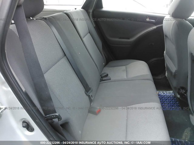 2T1KR32E97C627806 - 2007 TOYOTA COROLLA MATRIX XR SILVER photo 8