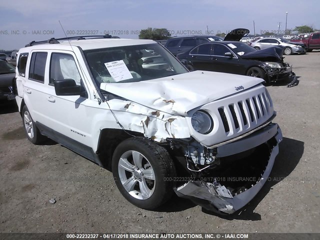 1C4NJPFB0ED722282 - 2014 JEEP PATRIOT LATITUDE WHITE photo 1