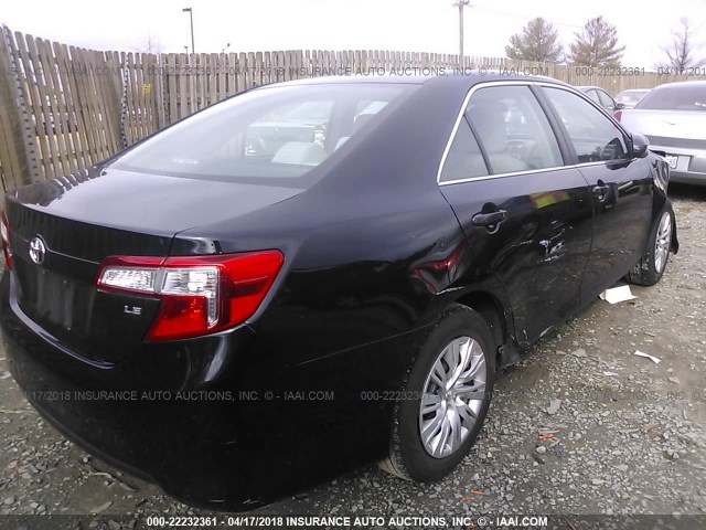 4T1BF1FK8CU066083 - 2012 TOYOTA CAMRY SE/LE/XLE 黑色 照片 4