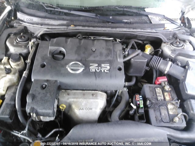 1N4AL11D05N443297 - 2005 NISSAN ALTIMA S/SL SILVER photo 10