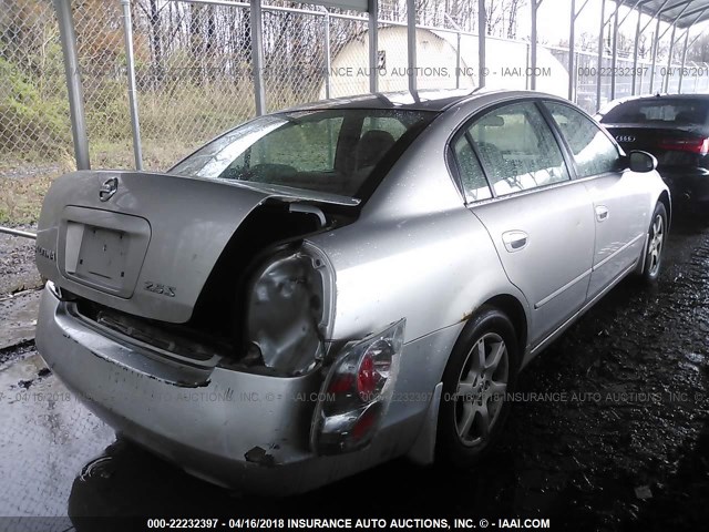 1N4AL11D05N443297 - 2005 NISSAN ALTIMA S/SL SILVER photo 4