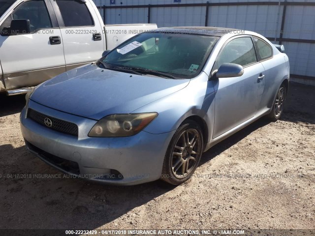 JTKDE167580246494 - 2008 TOYOTA SCION TC 浅蓝色 照片 2