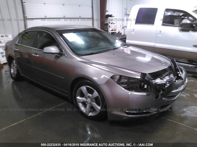 1G1ZC5E02CF133731 - 2012 CHEVROLET MALIBU 1LT Dark Brown photo 1