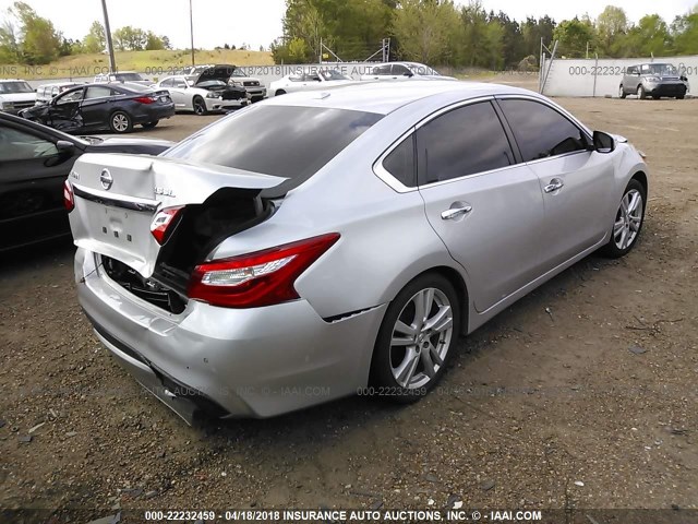 1N4BL3APXGC157756 - 2016 NISSAN ALTIMA 3.5SL/3.5 SR SILVER photo 4