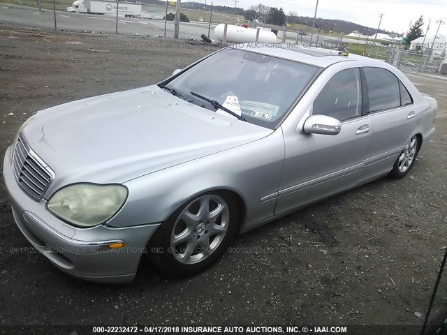 WDBNG83J53A339905 - 2003 MERCEDES-BENZ S 430 4MATIC GRAY photo 2
