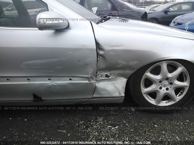 WDBNG83J53A339905 - 2003 MERCEDES-BENZ S 430 4MATIC GRAY photo 6