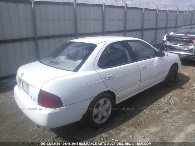 3N1CB51D25L485034 - 2005 NISSAN SENTRA 1.8/1.8S WHITE photo 4