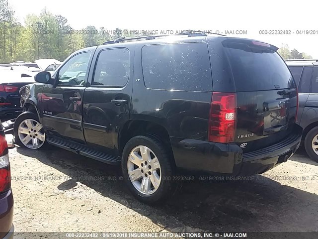 1GNFC13J47R337005 - 2007 CHEVROLET TAHOE C1500 BLACK photo 3