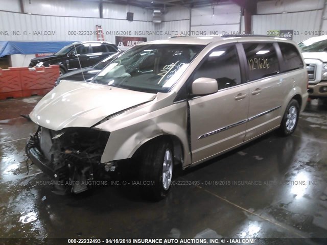 2A4RR5DG4BR638384 - 2011 CHRYSLER TOWN & COUNTRY TOURING GOLD photo 2