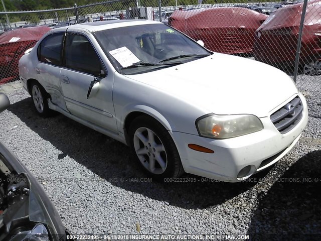 JN1DA31D02T431198 - 2002 NISSAN MAXIMA GLE/GXE/SE WHITE photo 1