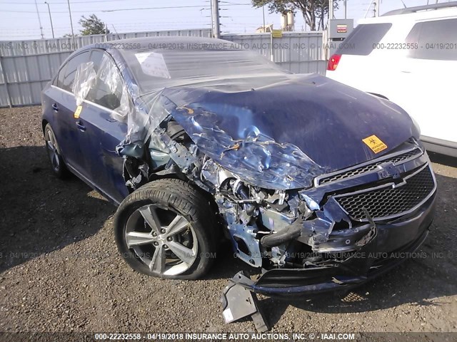 1G1PG5SC1C7221514 - 2012 CHEVROLET CRUZE LT BLUE photo 1