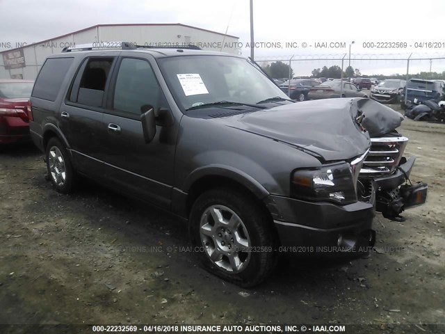 1FMJU2A58EEF48896 - 2014 FORD EXPEDITION LIMITED GRAY photo 1