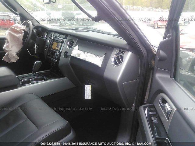 1FMJU2A58EEF48896 - 2014 FORD EXPEDITION LIMITED GRAY photo 5