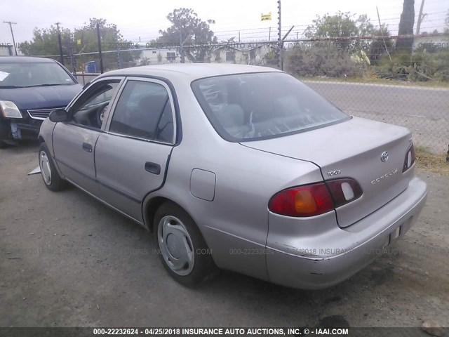 1NXBR12E3YZ334584 - 2000 TOYOTA COROLLA VE/CE/LE 米色 照片 3