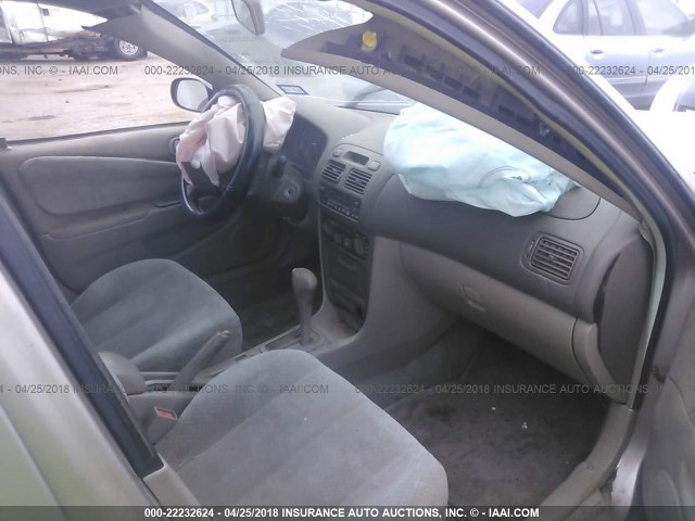 1NXBR12E3YZ334584 - 2000 TOYOTA COROLLA VE/CE/LE 米色 照片 5