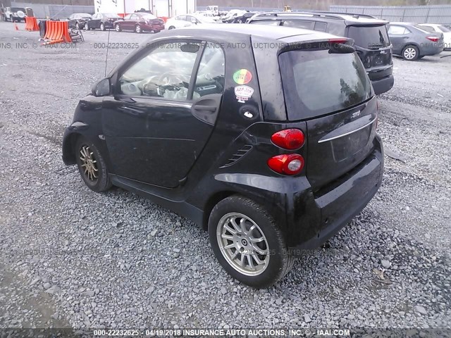 WMEEJ3BA3BK420886 - 2011 SMART FORTWO PURE/PASSION BLACK photo 3
