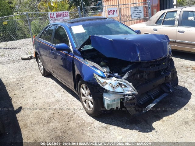 4T1BE46K68U248652 - 2008 TOYOTA CAMRY CE/LE/XLE/SE BLUE photo 1